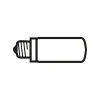 LED Lamp E14 8W 2700K T28