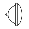 LED Lamp 20W Gx16d 220-240V 2500K PAR56